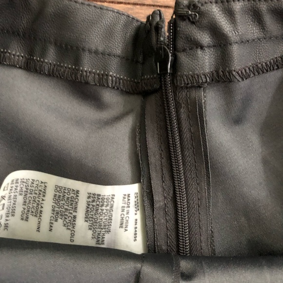 Dex Black Faux Leather Skirt - Picture 8 of 8